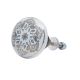 Grey Golden Floral Cupboard Knobs